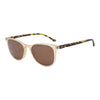 Krewe Beige Olivier Round Sunglasses – Image 1