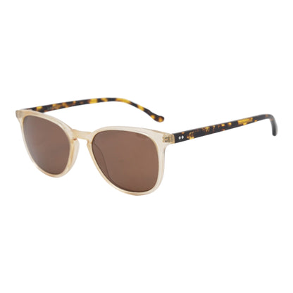 Krewe Beige Olivier Round Sunglasses – Image 1