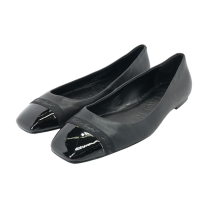 Black Slip-On Flats