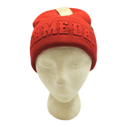 Burgundy Game Day Beanie