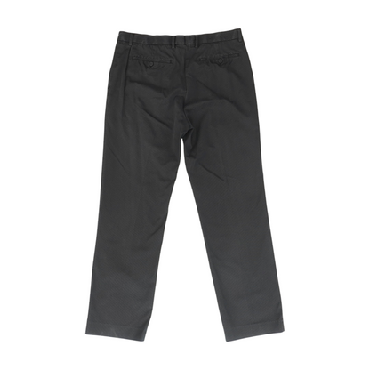 Charcoal Print Slim Pants