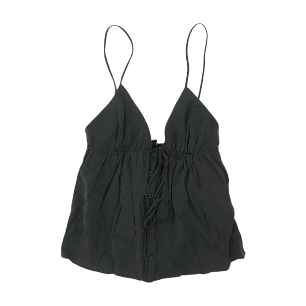 Charcoal Cropped Blouse