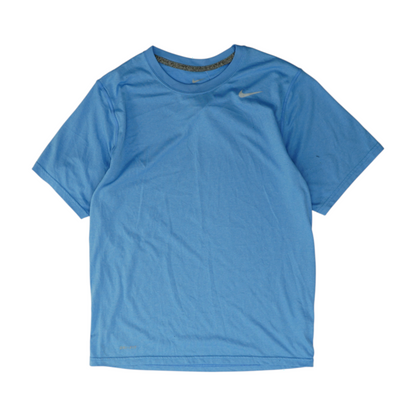 Blue Solid Active T-Shirt