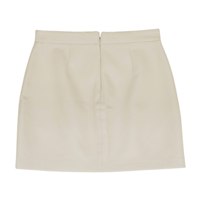 Beige Mini Skirt