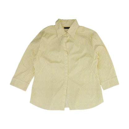 Yellow Striped Button Down