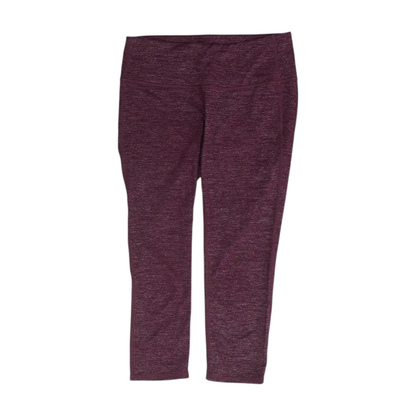 Maroon Active Leggings