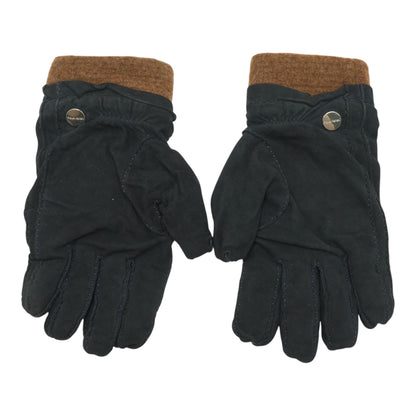 Two Tone Suede and Cashmere Gloves