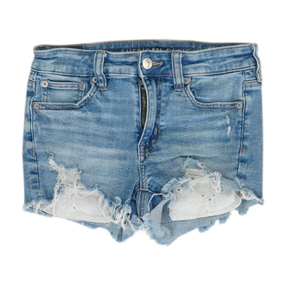 Blue Denim Shorts