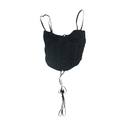 Black Cropped Blouse