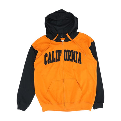 Orange Embroidery Detail Lightweight Jacket