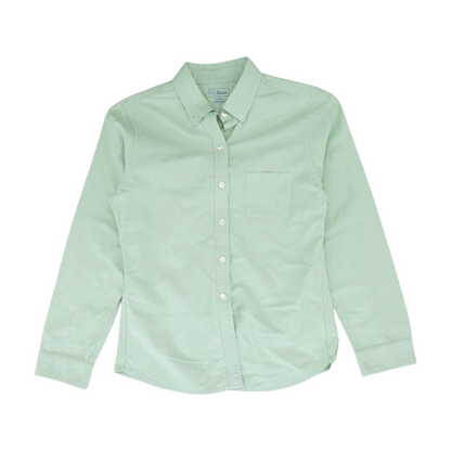 Green Button Down