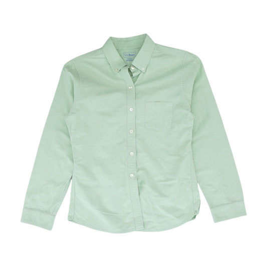 Green Button Down