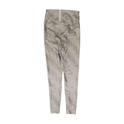 Gray Abstract Active Leggings