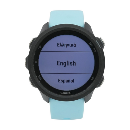 42mm Forerunner 245 Black Smartwatch Blue Band S/M