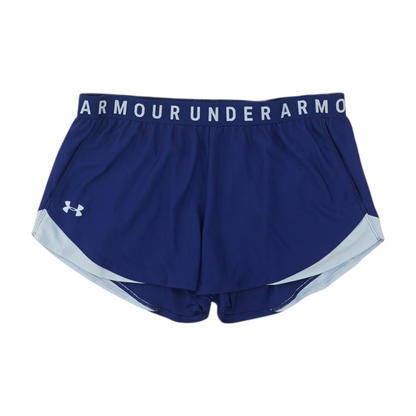 Blue Solid Active Shorts