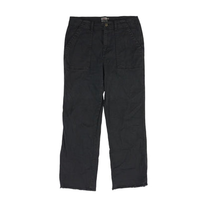Gray High Rise Straight Leg Jeans