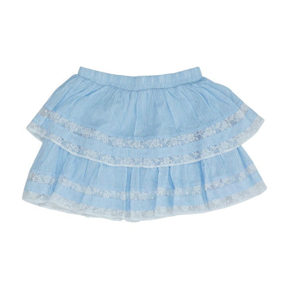 Blue Mini Skirt