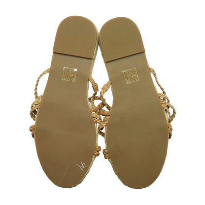 Beige Flat Sandals