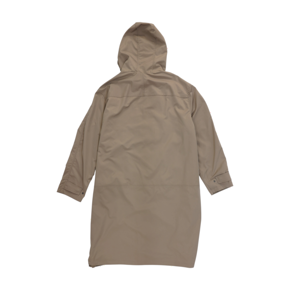 Tan Solid Rain Coat