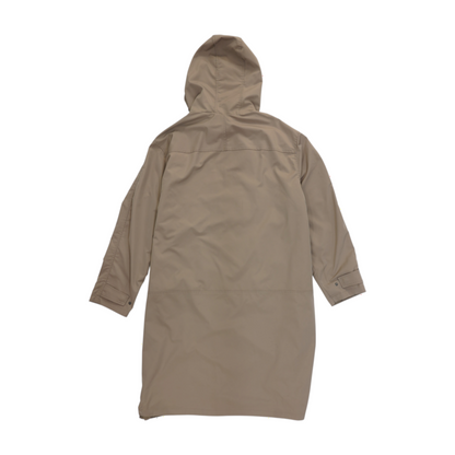 Tan Solid Rain Coat