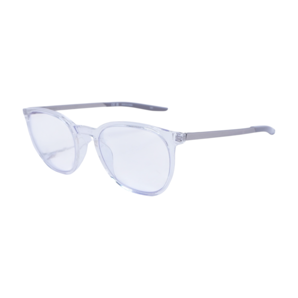 Clear NIKE 7280 Round Prescription Eyewear – Image 1