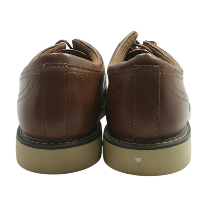 Brown Lace-Up Dress Shoes