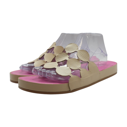 Tan Flat Sandals