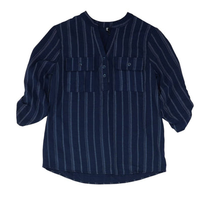 White Striped Button Down