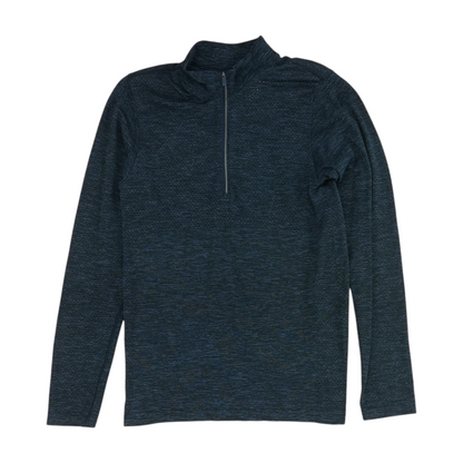 Navy Solid 1/4 Zip Pullover