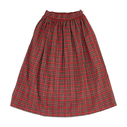 Red Print Skirt