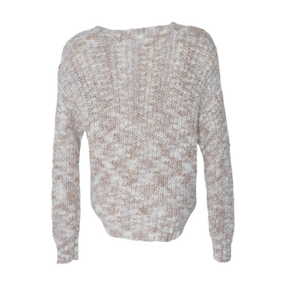 Beige Cardigan Sweater
