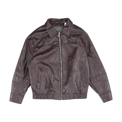 Burgundy Solid Jacket