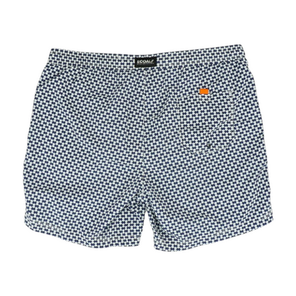 Navy Print Swim Bottom