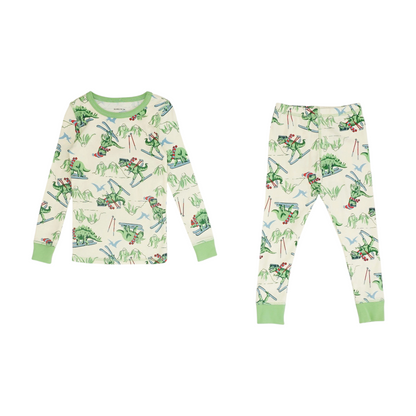 Multi Graphic Pajama Set