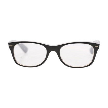Black New Wayfarer Oval Prescription Eyewear