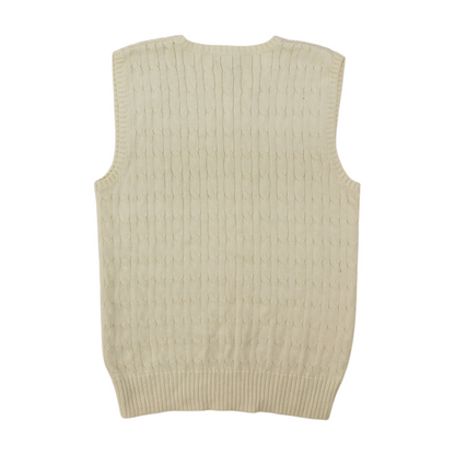 Cream Vest Sweater