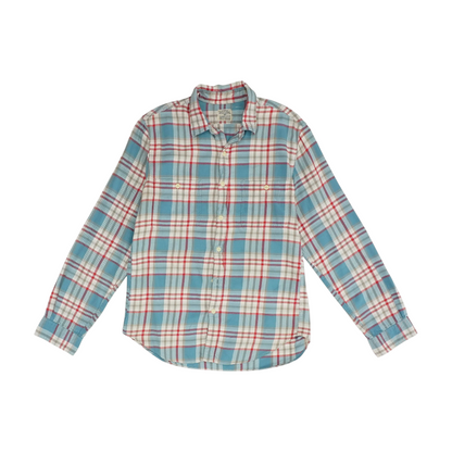 Multi Plaid Flannel Button Down