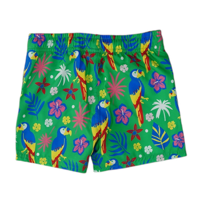 Green Graphic Swim Bottom