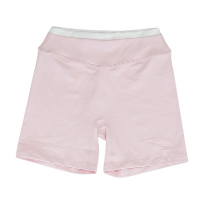 Pink Solid Active Shorts