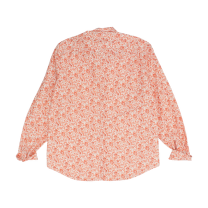 Coral Floral Button Down