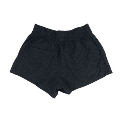 Navy Abstract Active Shorts