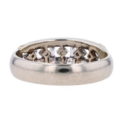 1/3 ctw 14K Two-Tone Gold Diamond Band Ring