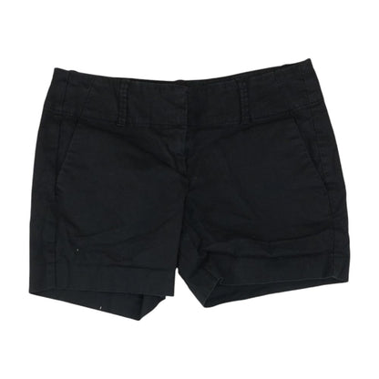 Black Solid Chino Shorts