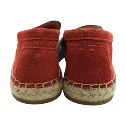 Red Slip-On Flats