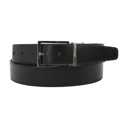 Black Reversible Leather Belt