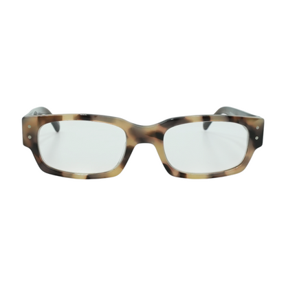 Tortoise Peckerhead Rectangle Prescription Eyewear