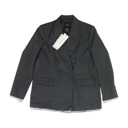 Gray Solid Blazer