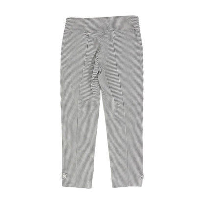 Gray Striped Leggings