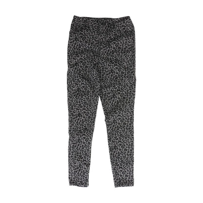 Gray Animal Print Jeans