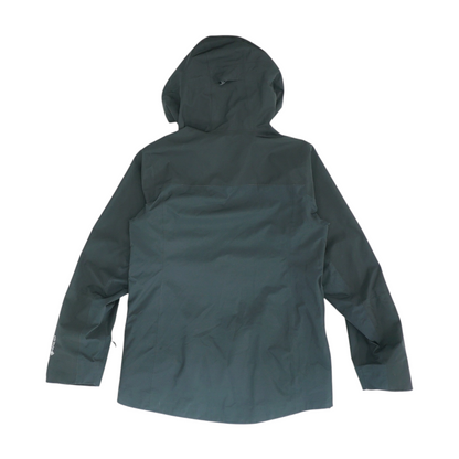 Black Solid Rain Jacket
